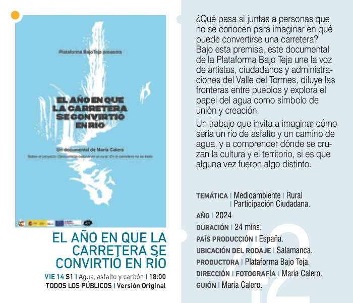 Cartel de EL AÑO QUE LA CARRETERA SE CONVIRTIÓ EN RÍO