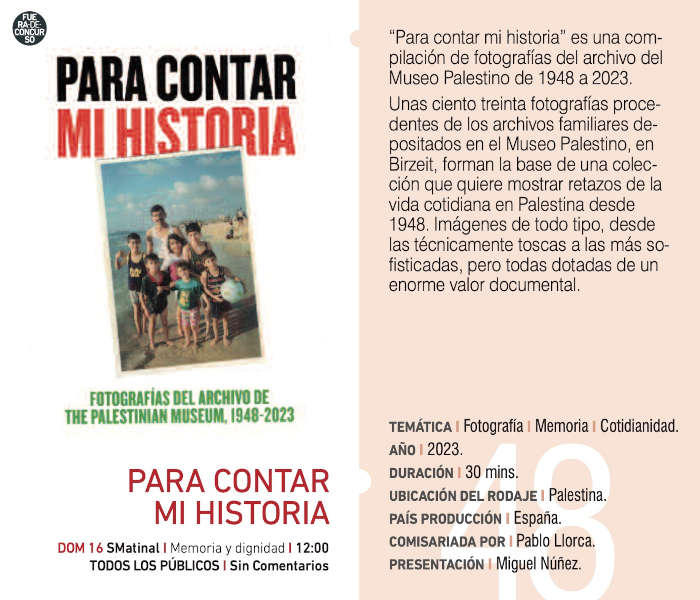 Cartel de PARA CONTAR MI HISTORIA