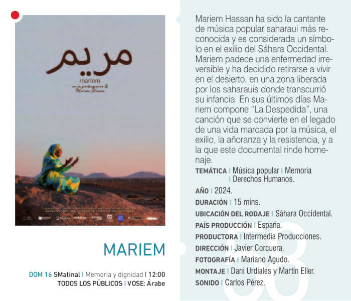 Cartel de MARIEM