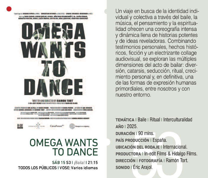 Cartel de OMEGA WANTS TO DANCE