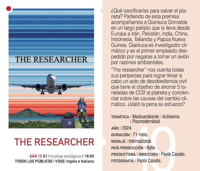 Cartel de THE RESEARCHER