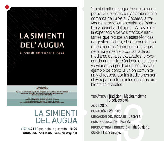 Ficha técnica de La simienti del augua